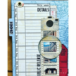 Elizabeth Craft Designs stanssi Planner Essentials, Tab 5 With Sliders