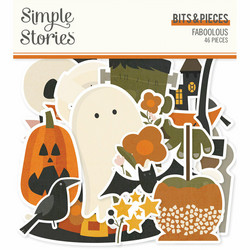 Simple Stories FaBOOlous, Bits & Pieces, leikekuvat