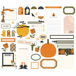 Simple Stories FaBOOlous, Journal Pieces, leikekuvat