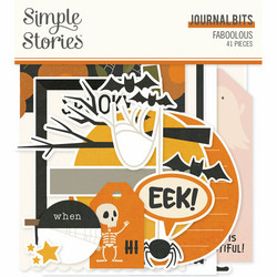 Simple Stories FaBOOlous, Journal Pieces, leikekuvat