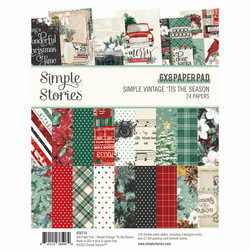 Simple Stories Simple Vintage 'Tis The Season -paperipakkaus, 6
