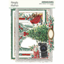 Simple Stories Simple Vintage 'Tis The Season Chipboard Frames -kehykset