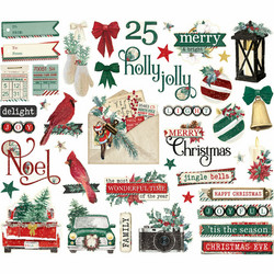 Simple Stories Simple Vintage 'Tis The Season, Bits & Pieces, leikekuvat