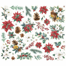 Simple Stories Simple Vintage 'Tis The Season, Floral Bits, leikekuvat
