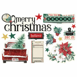 Simple Stories Page Pieces -leikekuvat, Simple Vintage 'Tis The Season