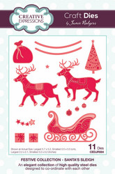 Creative Expressions stanssi Santa's Sleigh