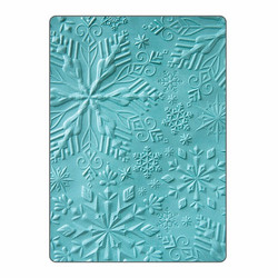 Sizzix 3D Textured Impressions kohokuviointikansio Winter Snowflakes