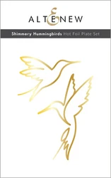 Altenew Shimmery Hummingbirds Hot Foil -kuviolevy