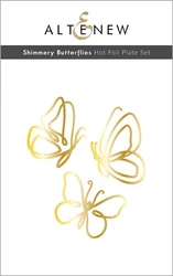 Altenew Shimmery Butterflies Hot Foil -kuviolevy