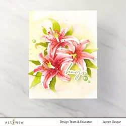 Altenew Craft-A-Flower: Stargazer Lily -stanssisetti