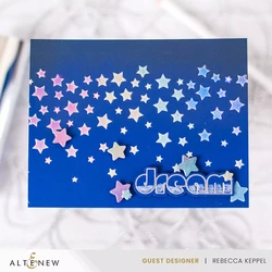 Altenew Falling Stars Hot Foil -kuviolevy
