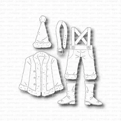 Gummiapan stanssi Santas' Clothes