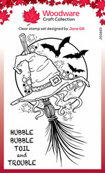 Woodware leimasin Witches Hat