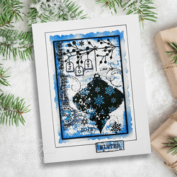 Woodware leimasin Winter Bauble