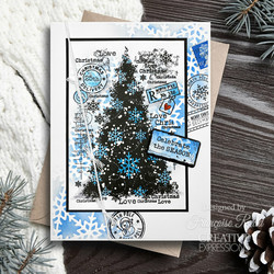 Woodware sapluuna Snowflake Screen