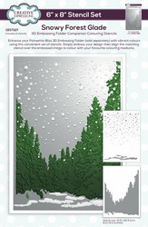 Creative Expressions sapluuna Snowy Forest Glade