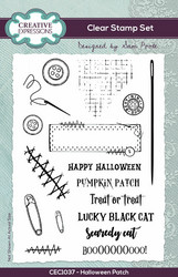 Creative Expressions Sam Poole leimasin Halloween Patch