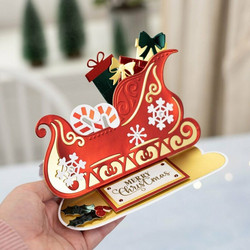Crafter's Companion 3-in-1 Create-a-Card stanssi Christmas Sleigh