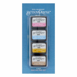 Spellbinders BetterPress -mustetyynyt Nature Tones