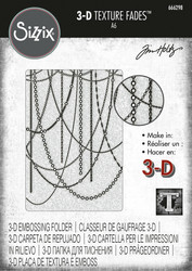 Sizzix Tim Holtz 3-D Texture Fades kohokuviointikansio Sparkle