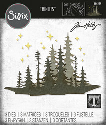 Sizzix Thinlits stanssi Forest Shadows