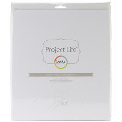 Project Life Page Protectors -taskut, 12 kpl, Design G