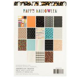 American Crafts paperipakkaus Happy Halloween with Holographic Foil, 6
