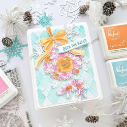 Pinkfresh Studio stanssi Floral Bauble