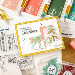 Pinkfresh Studio sapluunasetti Christmas Presents, A2