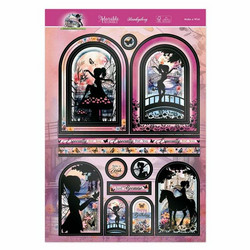Hunkydory Moonlight Fairies Luxury Topper -pakkaus, Make a Wish