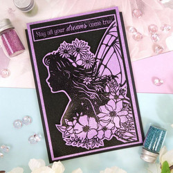 Hunkydory leimasinsetti Moonlight Fairies, Magical Fairy