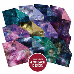 Hunkydory Duo Design paperipakkaus Hidden Galaxies & Starry Nights, 8