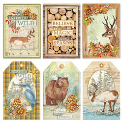 Ciao Bella paperipakkaus Into the Wild Fuzzy Cut Vellum, 6