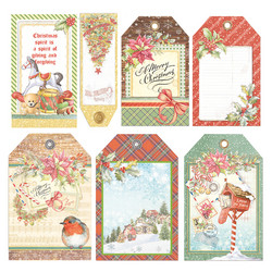 Ciao Bella paperipakkaus Dear Santa Fuzzy Cut Vellum, 6