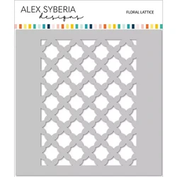 Alex Syberia Designs Floral Lattice -sapluuna