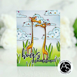 Alex Syberia Designs leimasin Giraffe-ic Friends