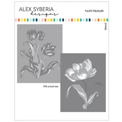 Alex Syberia Designs Tulips Treasure -sapluuna
