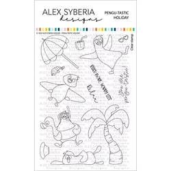 Alex Syberia Designs leimasin Pengu-tastic Holiday