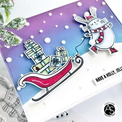 Alex Syberia Designs Falling Snow -sapluuna