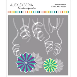Alex Syberia Designs Carnival Party -sapluuna ja stanssisetti