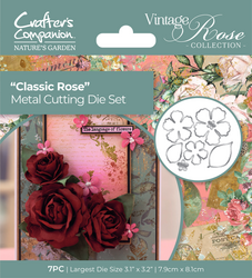 Crafter's Companion Vintage Rose stanssi Classic Rose
