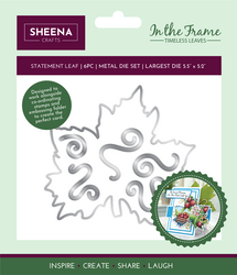 Crafter's Companion In The Frame, Timeless Leaves stanssi Statement Leaf
