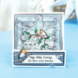 Crafter's Companion In The Frame, Snowflake Stories leimasin Nature's Winter