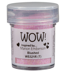 Wow! Embossing Glitters -kohojauhe, sävy Blushed by Marion Emberson (T,R)