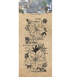 Studio Light leimasin Jenine's Vintage Christmas, Poinsettia Songs