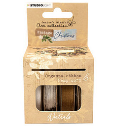 Studio Light Jenine's Vintage Christmas -nauhat, ruskea