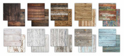 Craft Consortium Wood Textures -paperipakkaus, 8