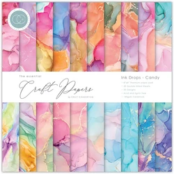 Craft Consortium Ink Drops, Candy -paperipakkaus, 8