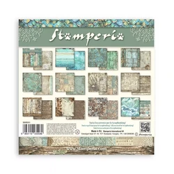 Stamperia paperipakkaus Songs of the Sea Backgrounds, 8