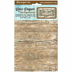 Stamperia riisipaperit Songs of the Sea, Backgrounds, A6